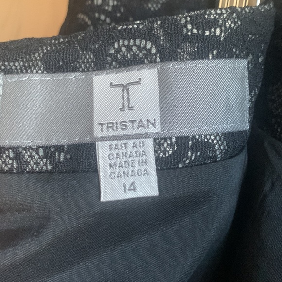 Womens black laced skirt size 14 from Tristan - Picture 4 of 6